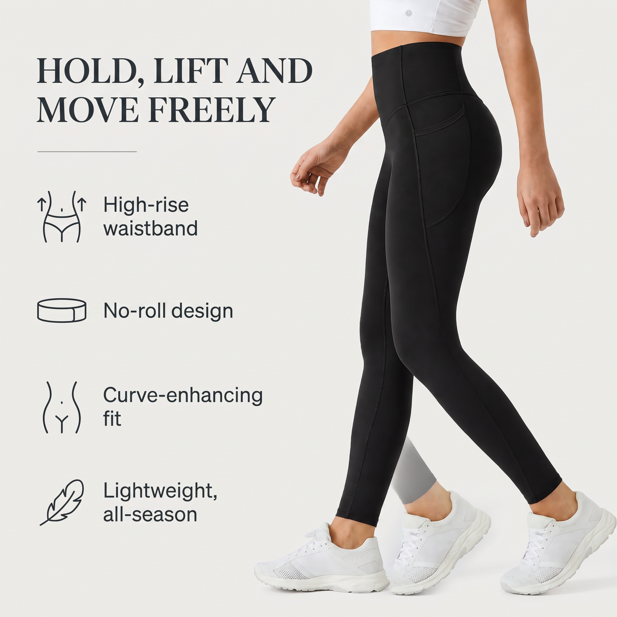 Move High-Rise Leggings key benefits