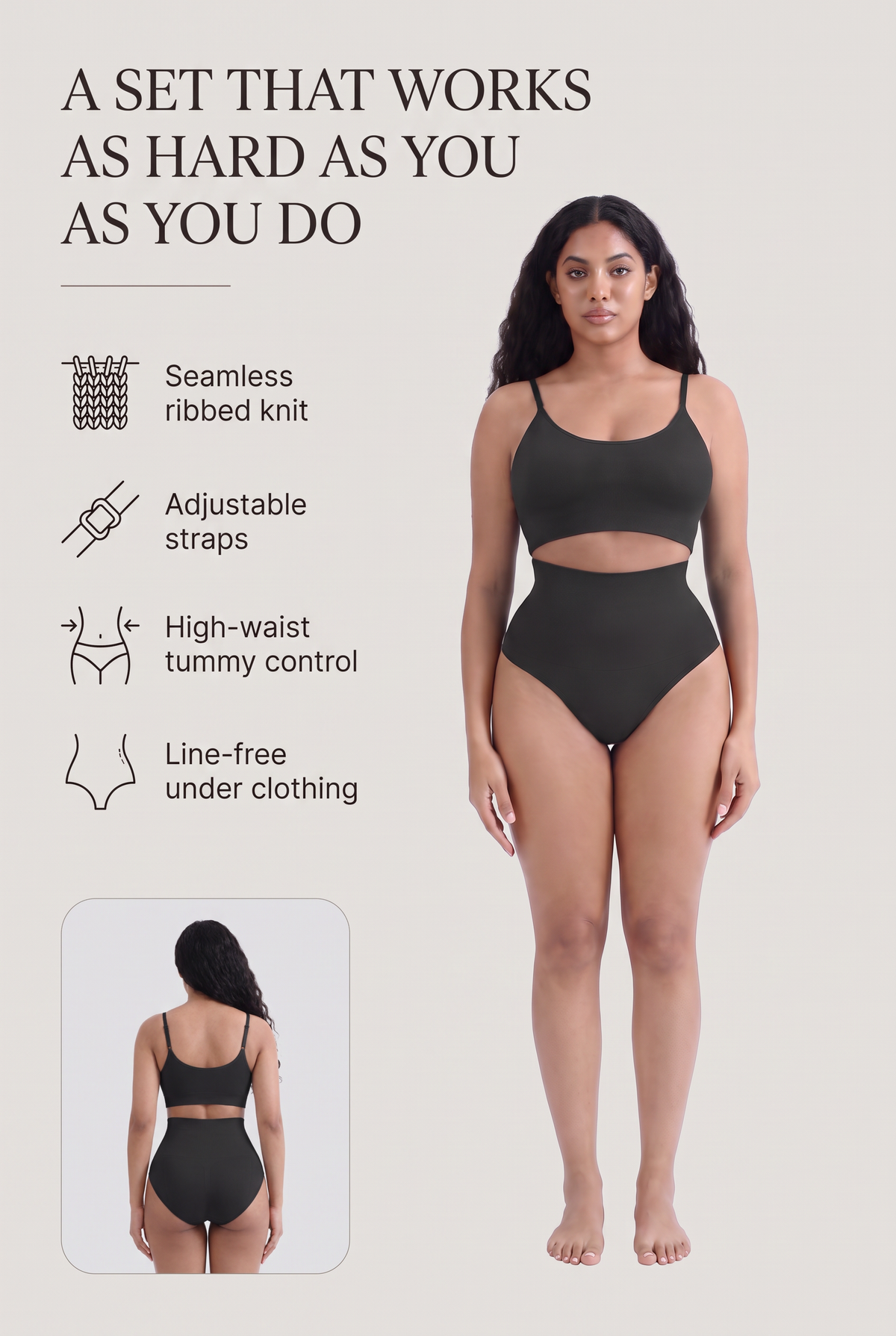 Second Skin Seamless Set key benefits